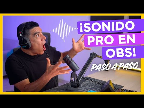 🔴 Cómo lograr un audio perfecto en OBS Studio ► ¡Sin ruido ni desfase!