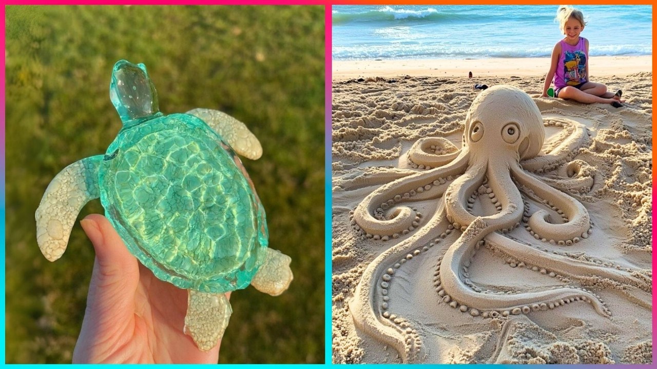 Милые и крутые идеи искусства морских животных на другом уровне
