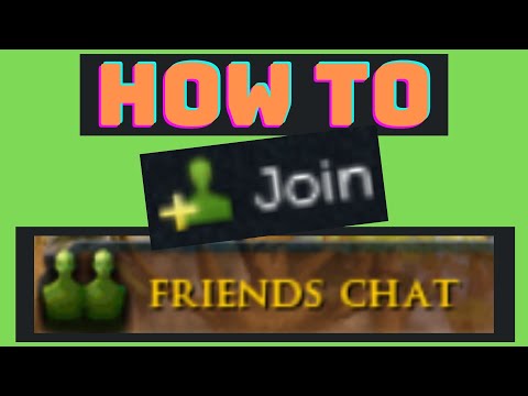 How to join a friends chat in runescape 3 - explained in 30 seconds