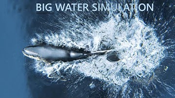 Big Water Whale Simulation Phoenix FD Tutorial in 3Ds Max