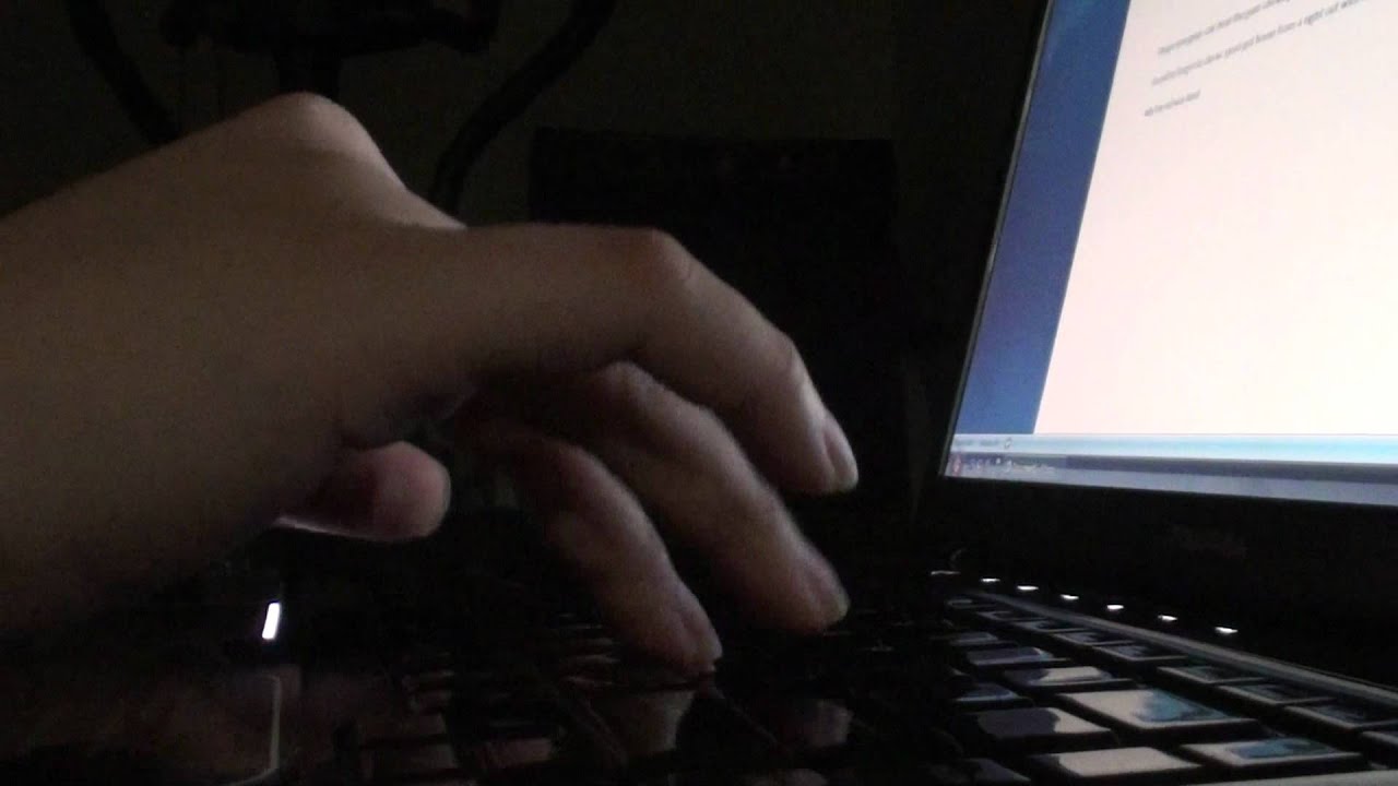 Typing/Gum Chewing