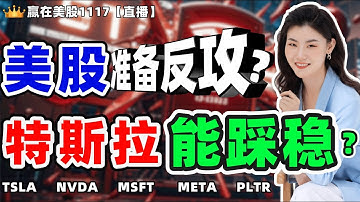 #股票|#Serena|#赢在美股|美股准备反攻？特斯拉能踩稳？#TSLA#NVDA#MSFT#META#PLTR