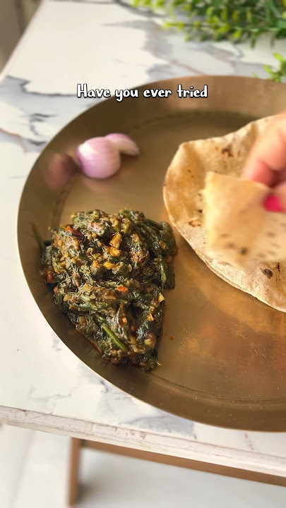 Palak aur Besan ki Sabji! #recipe #palak #spinach