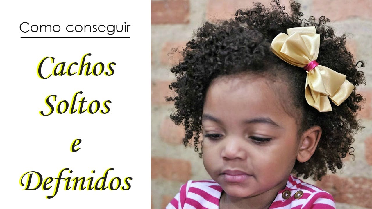 Cachos Soltos e Definidos fazendo Twist | CABELO CRESPO E CACHEADO DE CRIANÇA| Canal Afrokids