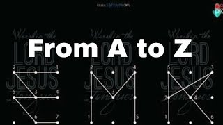 A TO Z USING ANDROID PATTERN LOCK || All Alphabets(A-Z) best Patterns Lock | All ABCD Pattern lock |