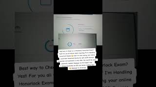 Best way to cheat on a Proctored Honorlock Exam #proctored
