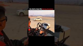 "Bro Built A Real-life Racing Simulator"🤯#bmwedit #automobile #edit #cars #bmw#koenigsegg #caredit