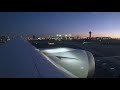 United Airlines B787-9 Evening Departure from LAX