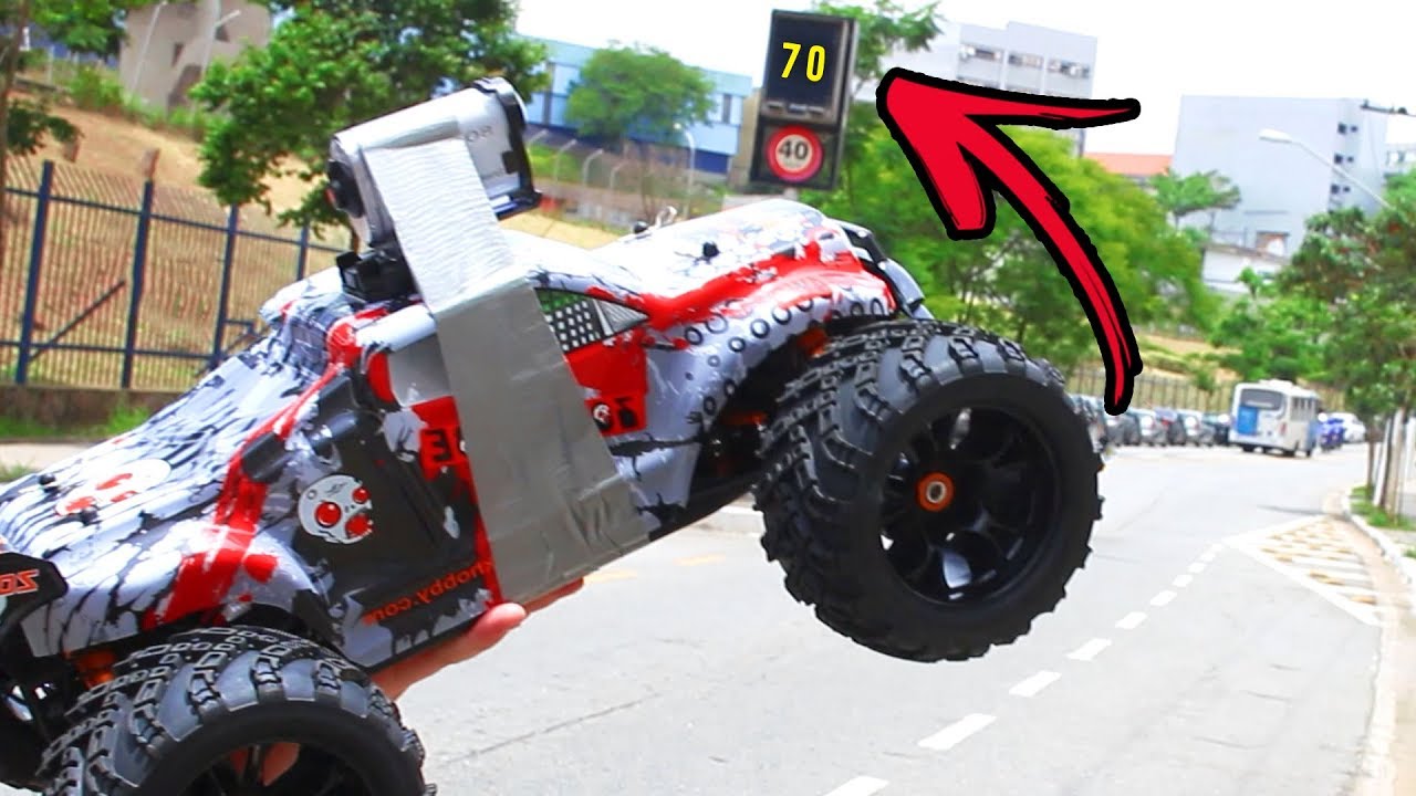 Caminhão De Controle Remoto Profissional A Gasolina E Possivel Levar Multa Com Um Carrinho De Controle Remoto No Radar Youtube