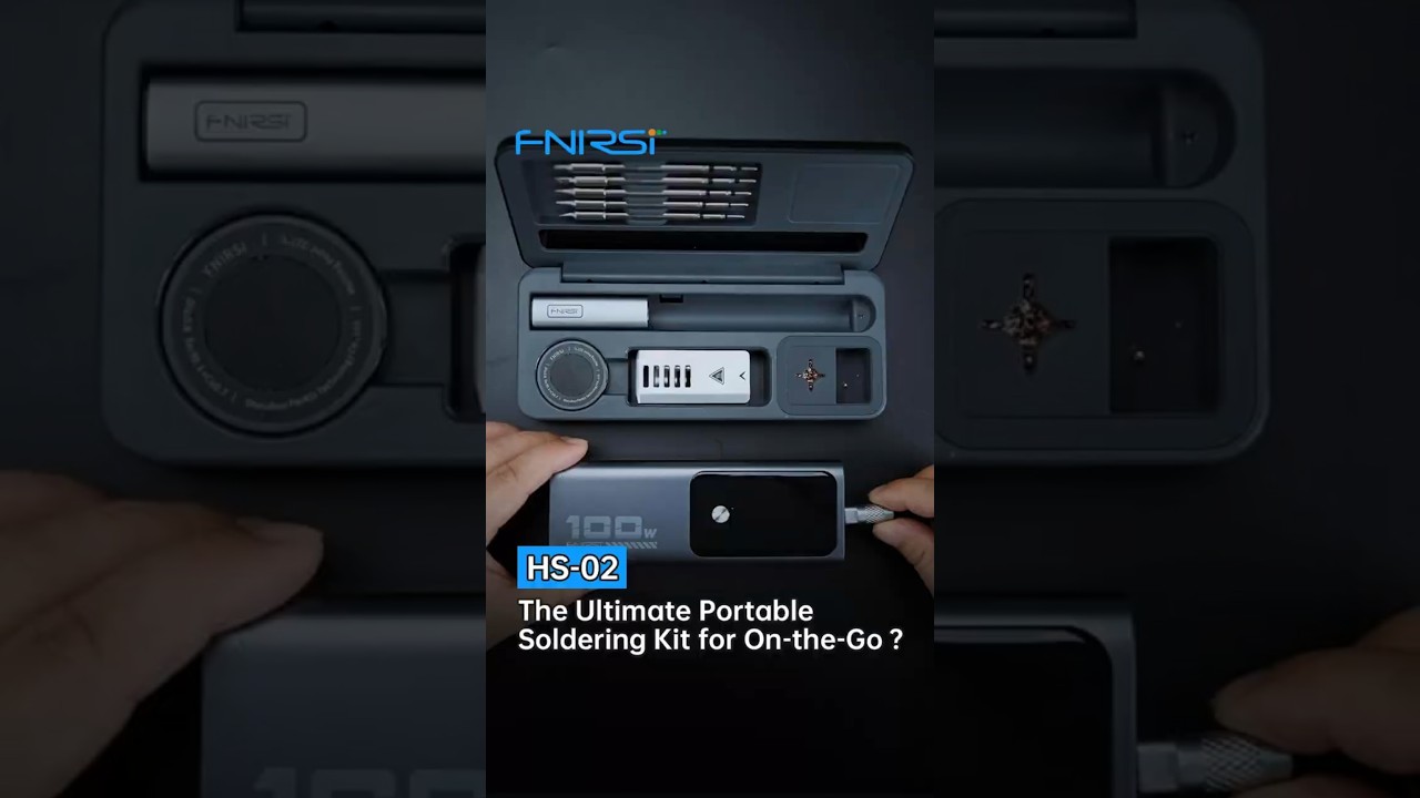 FNIRSI HS-02 | The Ultimate Portable Soldering Kit for On-the-Go? 