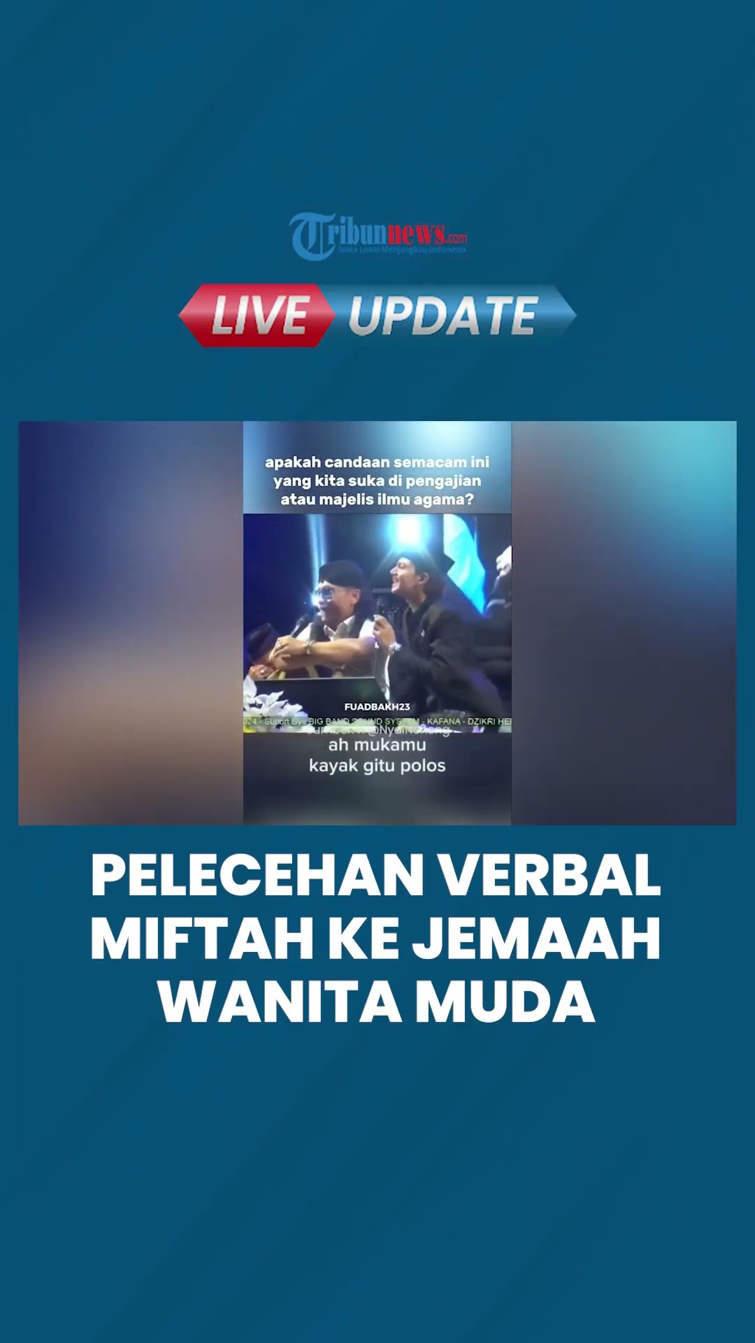 Jejak Digital Miftah Diduga Lecehkan Wanita Muda saat Kajian: Suaranya aja Enak, Apalagi Desahannya