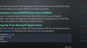 Loading JSON Files from GitHub in Python and Streamlit
