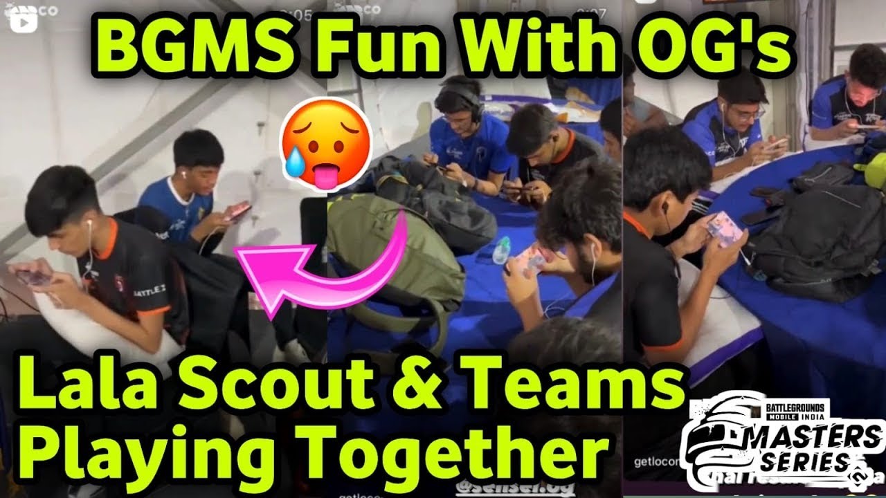 Clutchgod Scout SouL Playing Together In BGMS Nodwin Lan 😍| GodLike ...