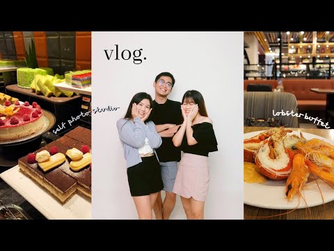 vlog • michelin ramen 🍜 lobster buffet 🦐 first self photo studio experience! 📸