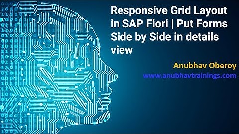 [ALS] Responsive Grid Layout in SAP Fiori | Put Forms Side by Side in details view