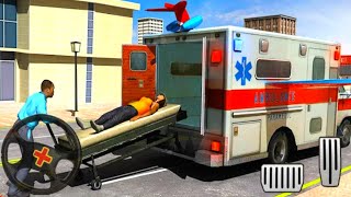 Flying Ambulance Rescue Emergency Drive  Android GamePlay screenshot 3