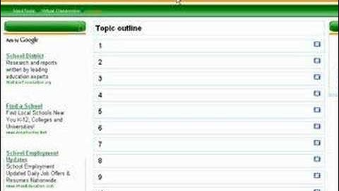 SqoolTools Quick Start Guide-1: Virtual Classroom Layout