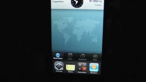 iPhone OS 4 Multitasking Fast App Switching Animation