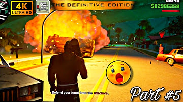 GTA San Andreas Netflix Definite Edition Gameplay in 4k Ultra HD (Part-5) for Android iOS Mobile 🔥