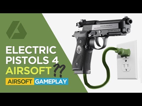 Sirve Jugar con una Pistola Eléctrica de Airsoft?  Beretta M92A1 AEP  Umarex - Gameplay en Español 