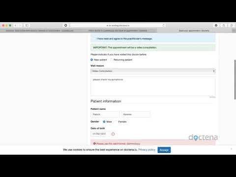 Doctena Video Consult Demo