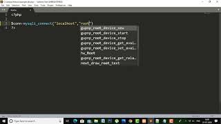 How to connect  database using PHP mysqli