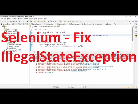 How to resolve “java.lang.IllegalStateException: The driver executable does not exist” in Selenium?
