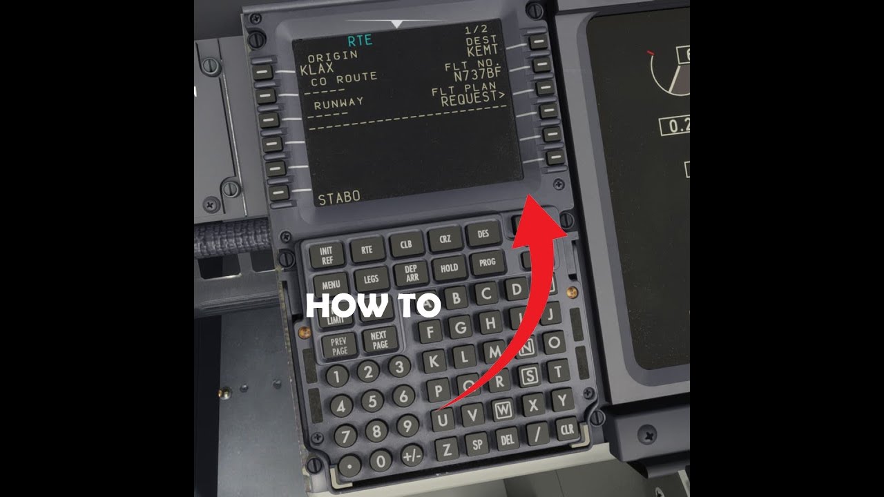 How to make a simple flight plan in pmdg 737 and remove those ...