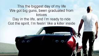 Fast & Furious 6 : We Own It Ft.2 Chainz & Wiz Khalifa [Lyrics On Screen]