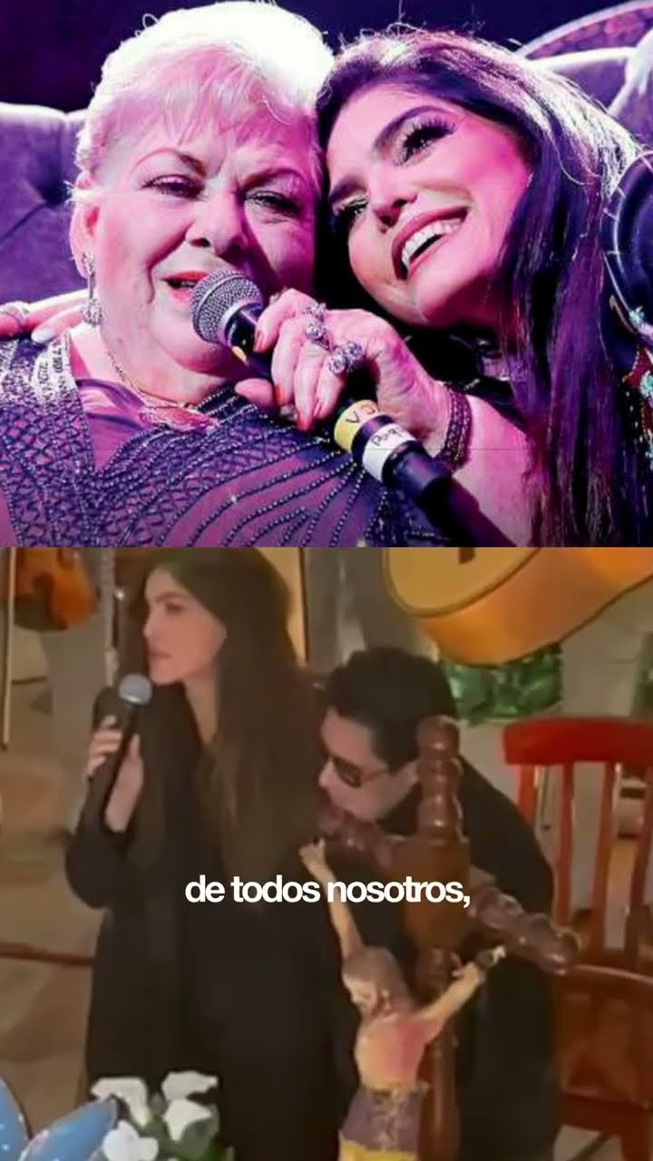 Al borde del llanto, Ana Bárbara le da el último adiós a Paquita la del Barrio