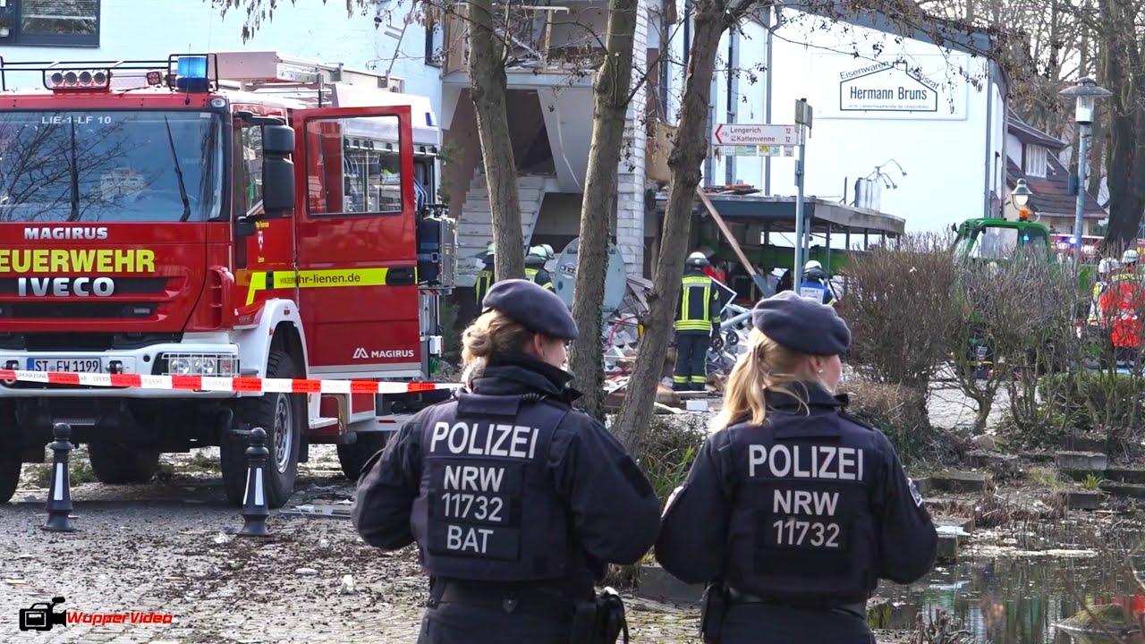 Feuerwehrmann stirbt nach Gasexplosion in Lienen - weiterer Kamerad schwer verletzt | 08.02.2020