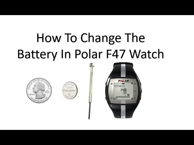 How To The Battery In Your Polar FT4 Watch - YouTube
