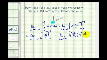 Ex 4:  Improper Integrals and Area