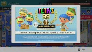 Tetris 99 - 51st Maximus Cup - Animal Crossing: New Horizons (NS2E)