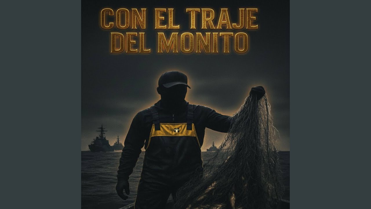 Con el traje del monito