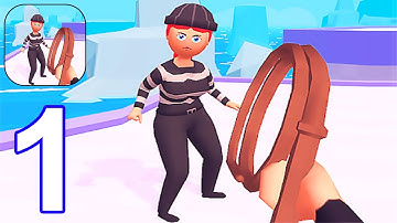 Whip Master - Gameplay Walkthrough Part 1 Level 1 - 9 (Android, iOS)