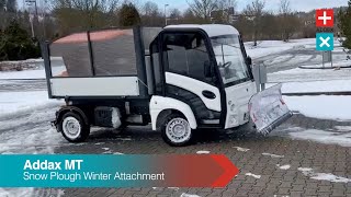 Addax Mt - Snow Plough Winter Attachment