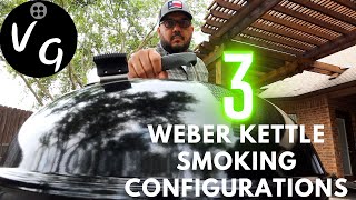 3 Smoking Configurations for the Weber Kettle