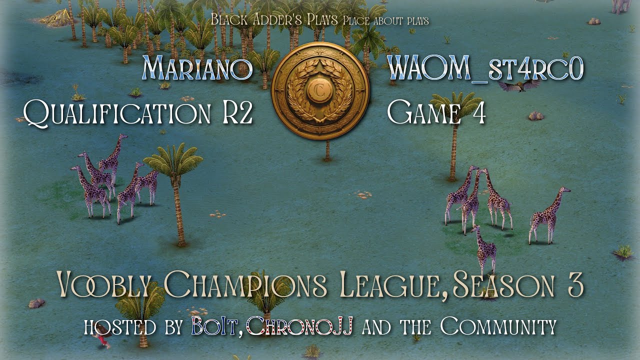 Voobly Champions League 3, Qual., R2 - Mariano vs. WAOM_st4rc0, G4 - Age of Mythology: The Titans