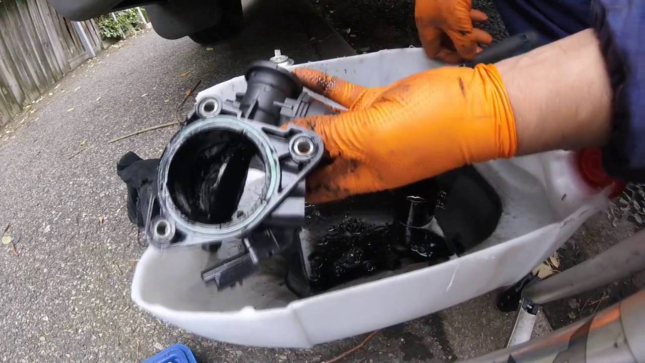 How to clean EGR throttle Fiat scudo/Как почистить EGR дроссельной