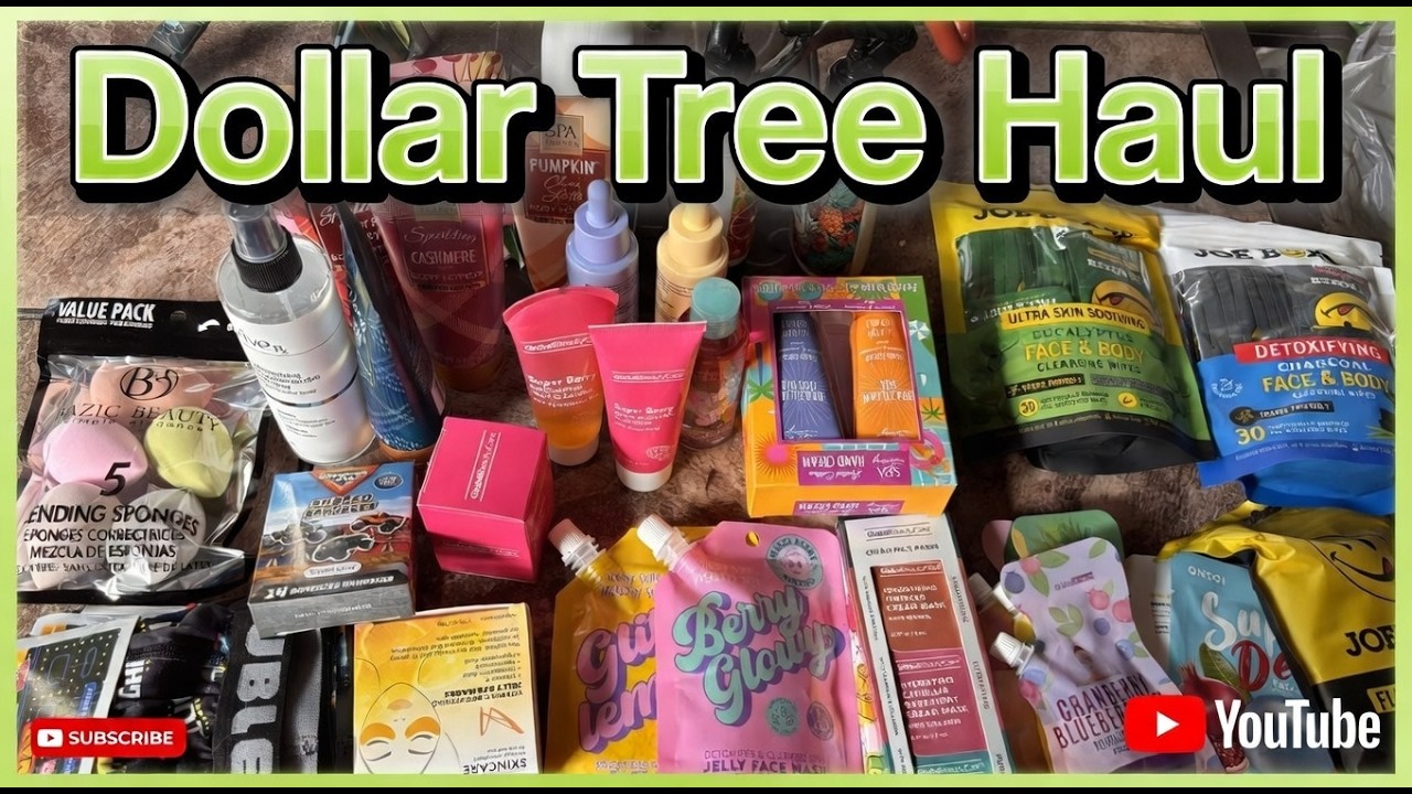 INSANE Dollar Tree Skincare Haul – Worth It or Nah?