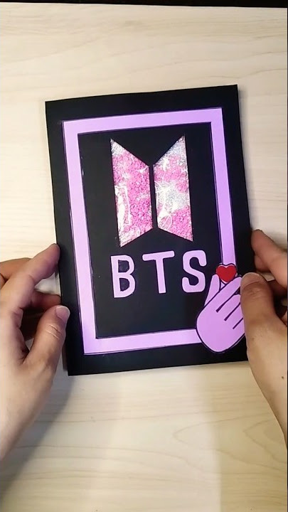DIY BTS Diary | Handmade BTS Shaker Diary