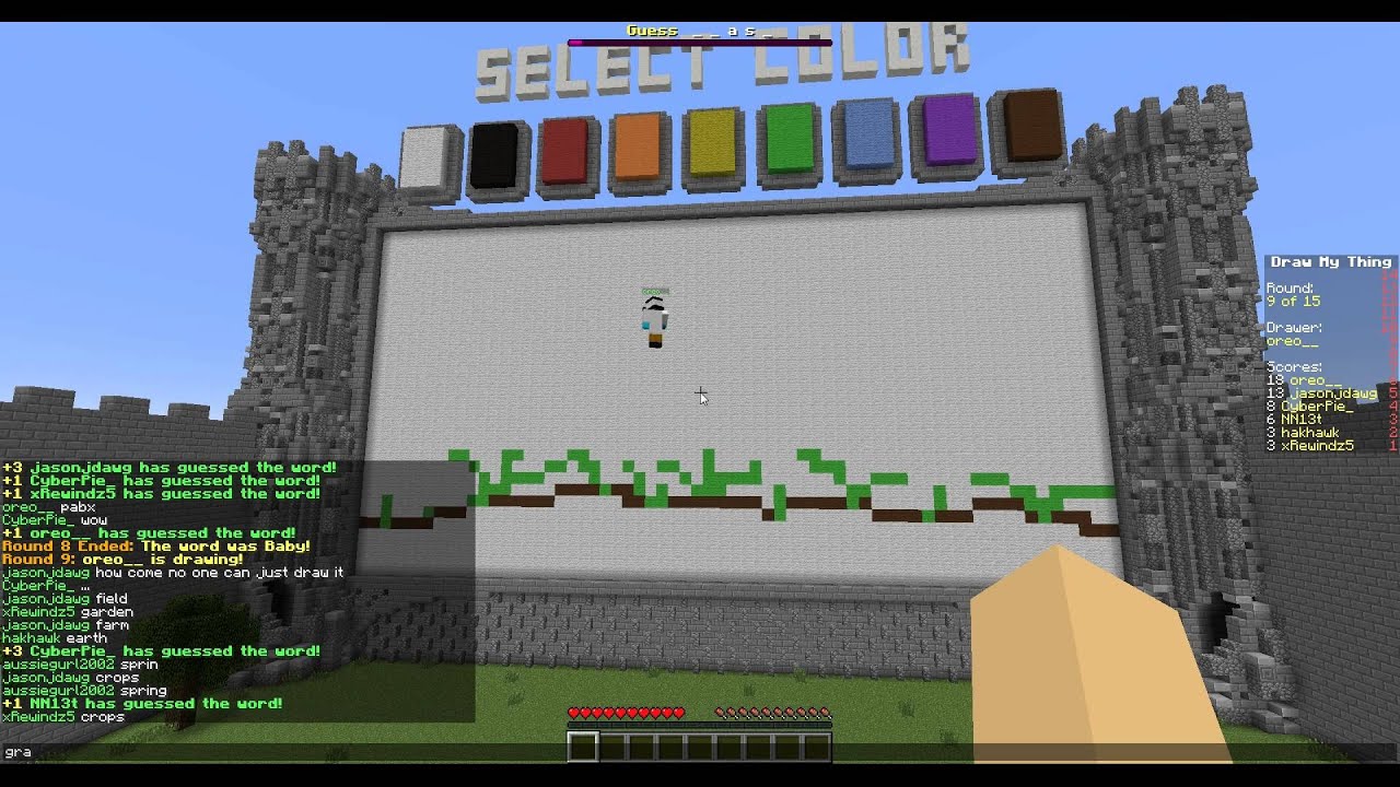 Minecraft Minegames Draw my Thing - YouTube