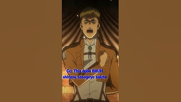 @PureOJuice never misses #attackontitan #reaction #anime #drill