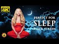 BLACK SCREEN | Relaxing Sleep Music, Calming Female Voice, Insomnia, Sleep Therapy, 8D Music ☯3213