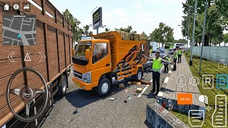 Dump Truck Canter Orange IDBS Indonesia Truck Simulator Update V6.0 - Best Android Gameplay HD 3185 screenshot 3