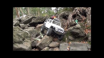 Scale RC with Slash 4X4 and Axial SCX10 + CandJrc custom trailer