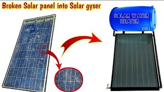 How To Make Solar Water Heater at Home 60°C  | Easy and Efficient |