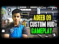ADEEB 09 CUSTOM HUD GAMEPLAY #adeebff #pahadigaming 