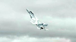 Qatari Emiri Air Force, F15QA, Vertical climb (RIAT 2024)